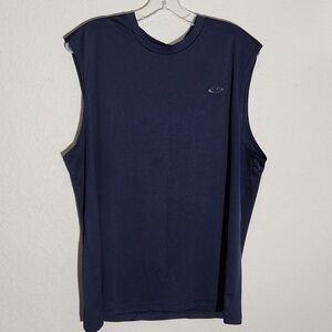 Champion Shirt Mens Size XL Sleeveless Duo Dry Navy Blue Athletic